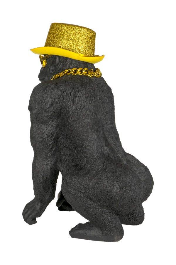 Bongo Gold – Statue Gorille Doré XXL par Augustin Oro – Image 19