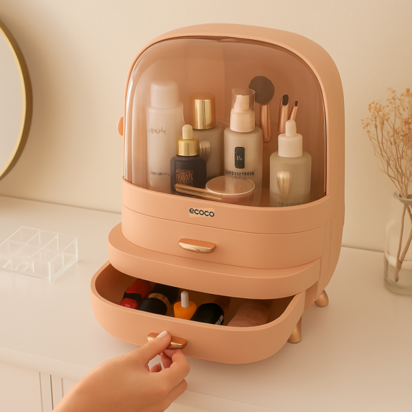 Ecoco – Organisateur Maquillage Grande Capacité avec Tiroir – Image 2